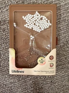 Lifelines Sensory Journal Interactive Cover Tactile Writing Notebook 160 Ruled